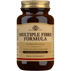 Solgar Multiple Fibre Formula Vegetable Capsules Fibre Supplement for Digestive Support Soluble and Insoluble Fibre