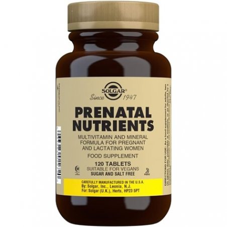 Solgar Prenatal Nutrients Tablets 120 Count