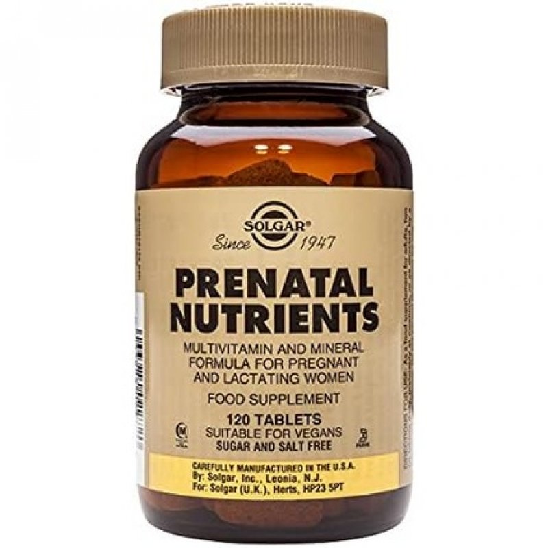 Solgar Prenatal Nutrients Tablets 120 Count
