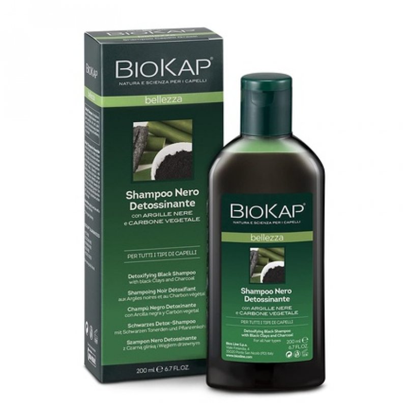 Bios Line Biokap Detoxifying Black Shampoo 200ml