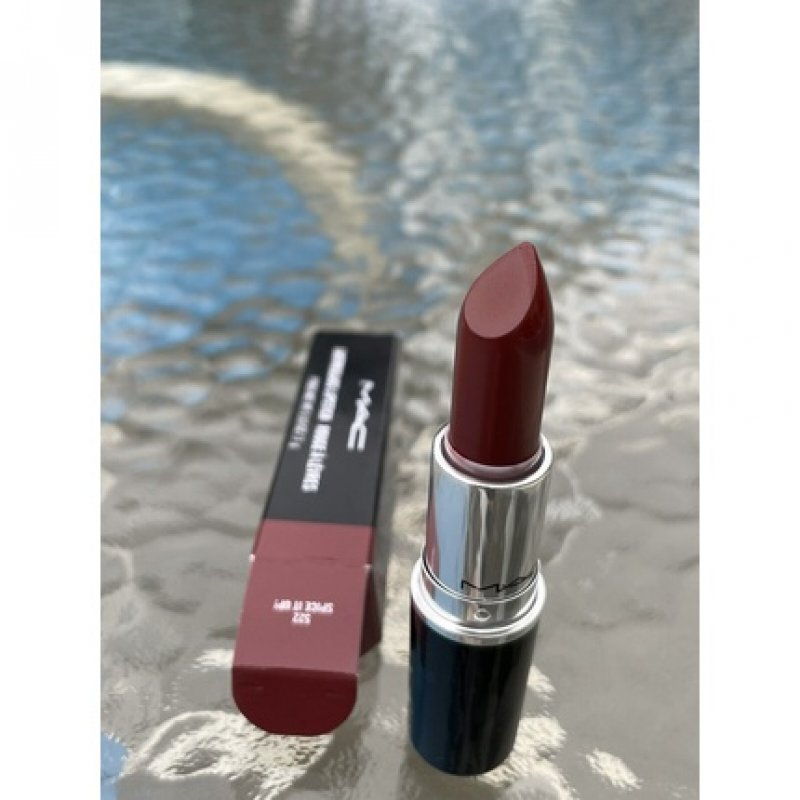 MAC Lustreglass Lipstick 522 Spice It Up! Brown Berry 3g/0.1oz