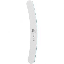 T4B ILU Banana Nail File Double-Sided Curved Natural Nail File with High Quality 180/240 Grit