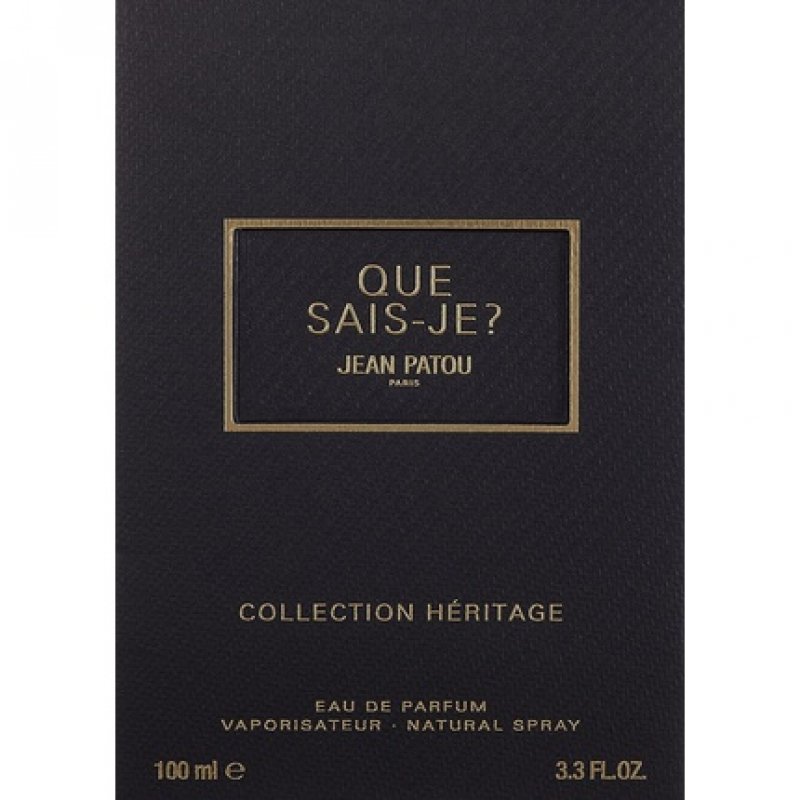 Jean Patou Que Sais Je Heritage Collection Eau de Parfum Spray for Women 100ml