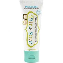 Jack N' Jill Kids Natural Toothpaste Helps Soothe Gums and Fight Tooth Decay Milkshake Flavour 50g