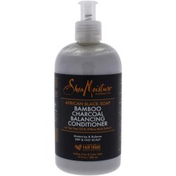 Shea Moisture African Black Soap Bamboo Charcoal Conditioner 384ml 13oz