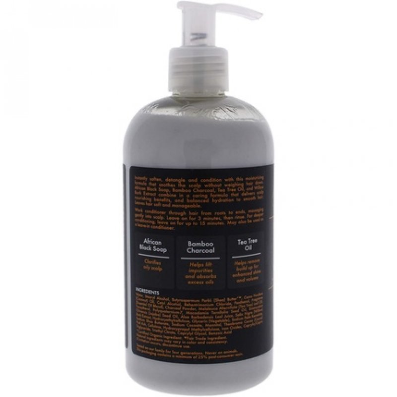 Shea Moisture African Black Soap Bamboo Charcoal Conditioner 384ml 13oz