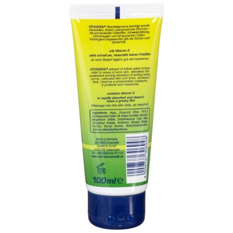Vitawohl Hirschtalg Cream 100ml