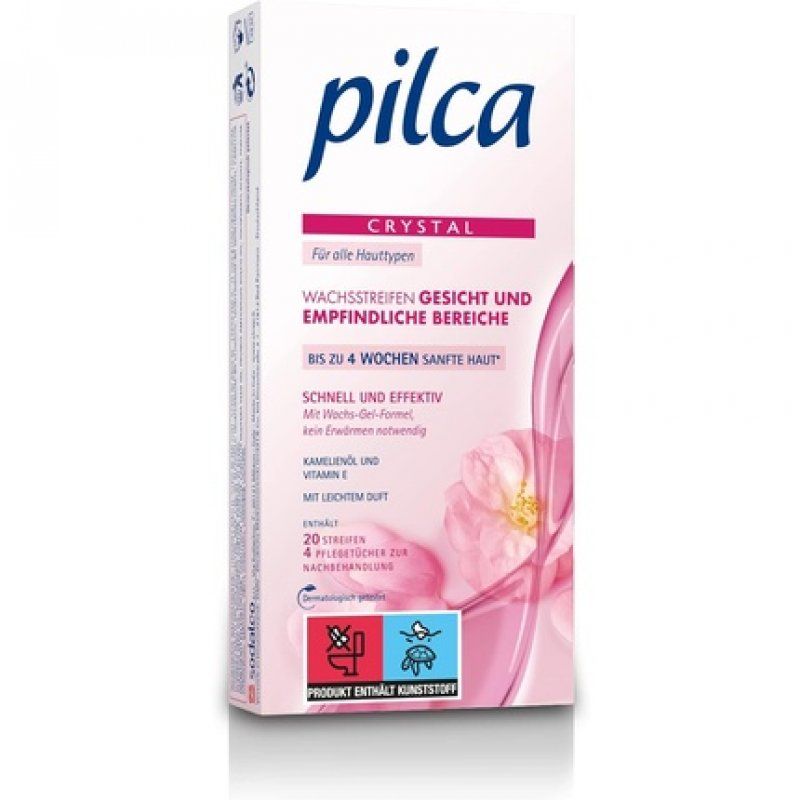 Pilca Cold Wax Strips for Face 20 Items