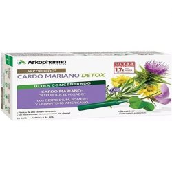Arkopharma ARKOFLUID Milk Thistle Detox 20 Ampoules
