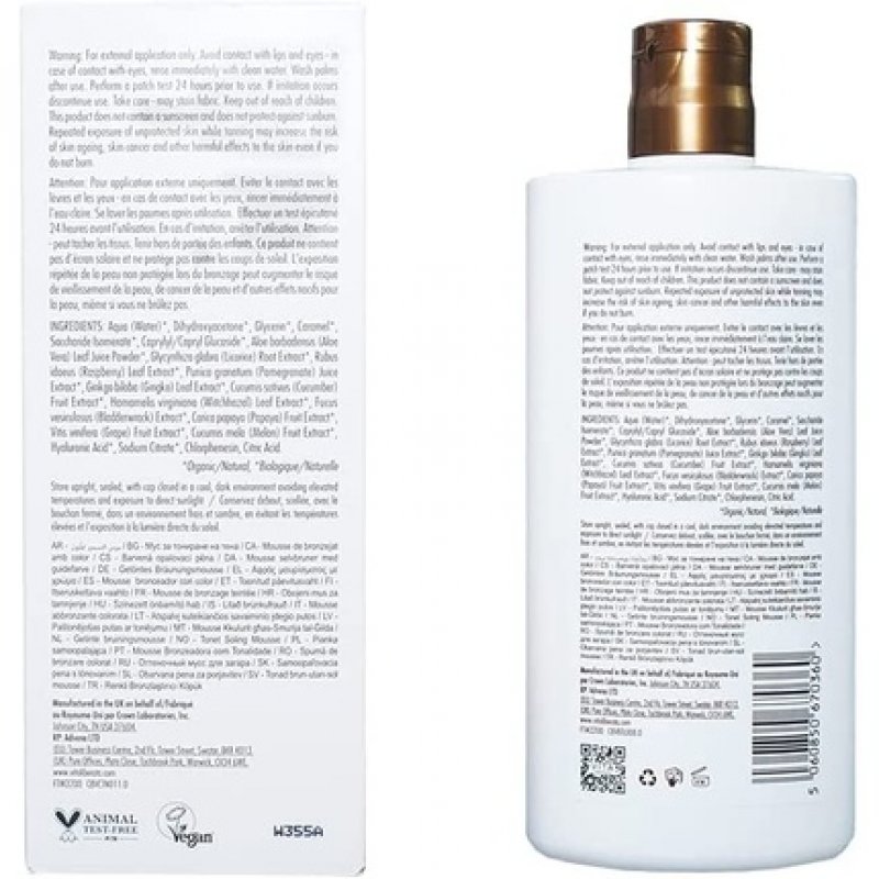Vita Liberata Tinted Tanning Mousse Dark 200ml - New Packaging and Formula