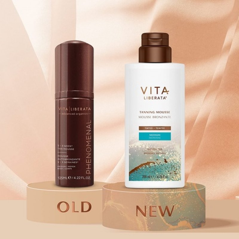 Vita Liberata Tinted Tanning Mousse Dark 200ml - New Packaging and Formula