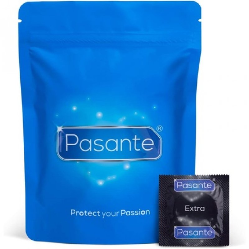 Pasante Extra Condoms 12 count - Pack of 12