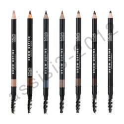 MUA Makeup Academy Eyebrow Pencil with Spoolie and Sharpener Cruelty Free Vegan