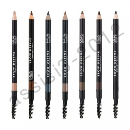 MUA Makeup Academy Eyebrow Pencil with Spoolie and Sharpener Cruelty Free Vegan