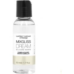 MIXGLISS DREAM Premium 2-in-1 Silicone-Based Massage Oil and Lubricant White Camellia 50ml