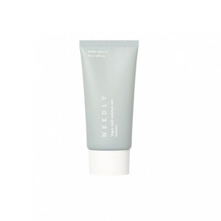 NEEDLY Vegan Mild Moisture Sun 50ml SPF50 PA Sunscreen for Sensitive Skin Lightweight Hydrating Sun Cream Korean