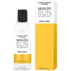 MIXGLISS SUN Premium 2-in-1 Silicone-Based Massage Oil and Lubricant 100ml White