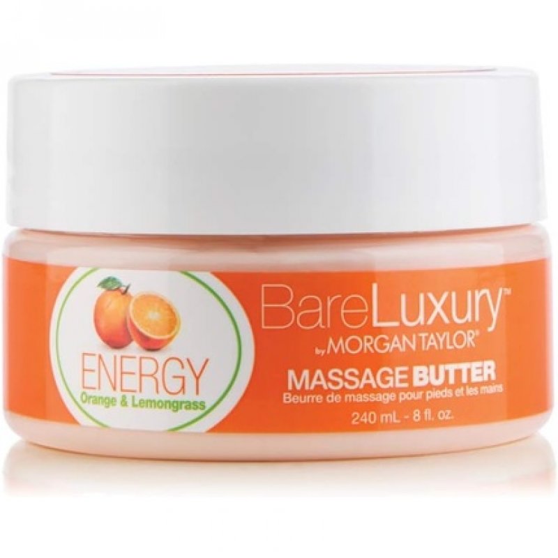 Morgan Taylor BareLuxury Orange & Lemongrass Energy Massage Butter 8 oz