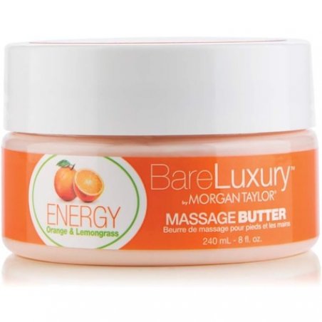 Morgan Taylor BareLuxury Orange & Lemongrass Energy Massage Butter 8 oz