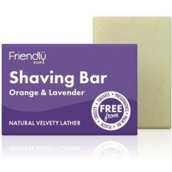 Friendly Soap Orange & Lavender Shaving Bar 95g