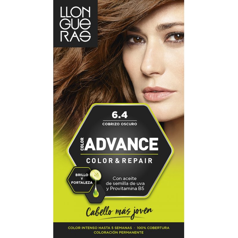 Llongueras Color Advance Permanent Coloration 6.34 Golden Dark Blonde