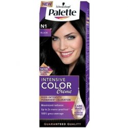Palette Intensive Color Creme N1 Intense Black Permanent Hair Color