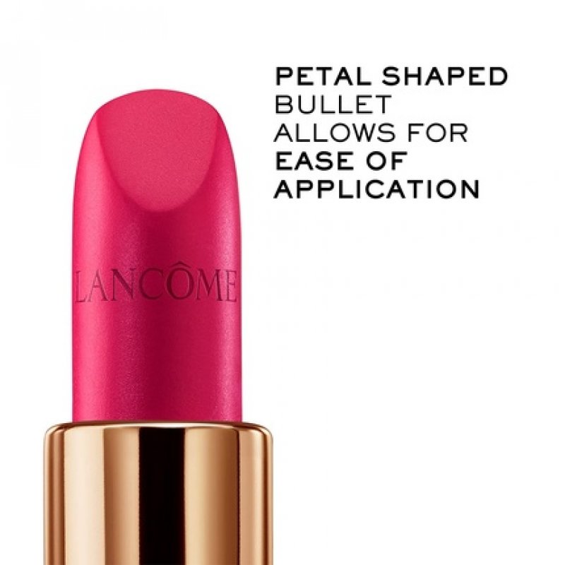 Lancôme L'Absolu Rouge Intimatte Long-Lasting Hydrating Lipstick 12HR Wear 388 Rose Lancôme Cool Fuchsia Pink