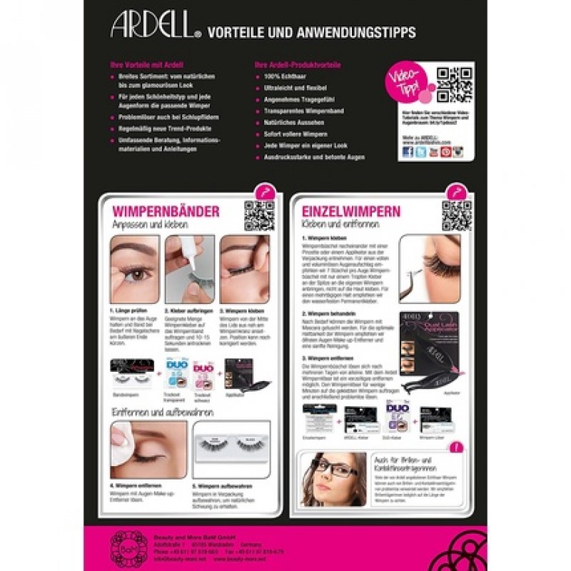 Ardell Lash Lites Fake Eyelashes 334 Black