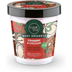 Organic Shop Strawberry Chocolate Moisturising Body Mousse 450ml