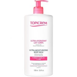 Topicrem Ultra-Hydrating Body Lotion Fragrance Free 1L