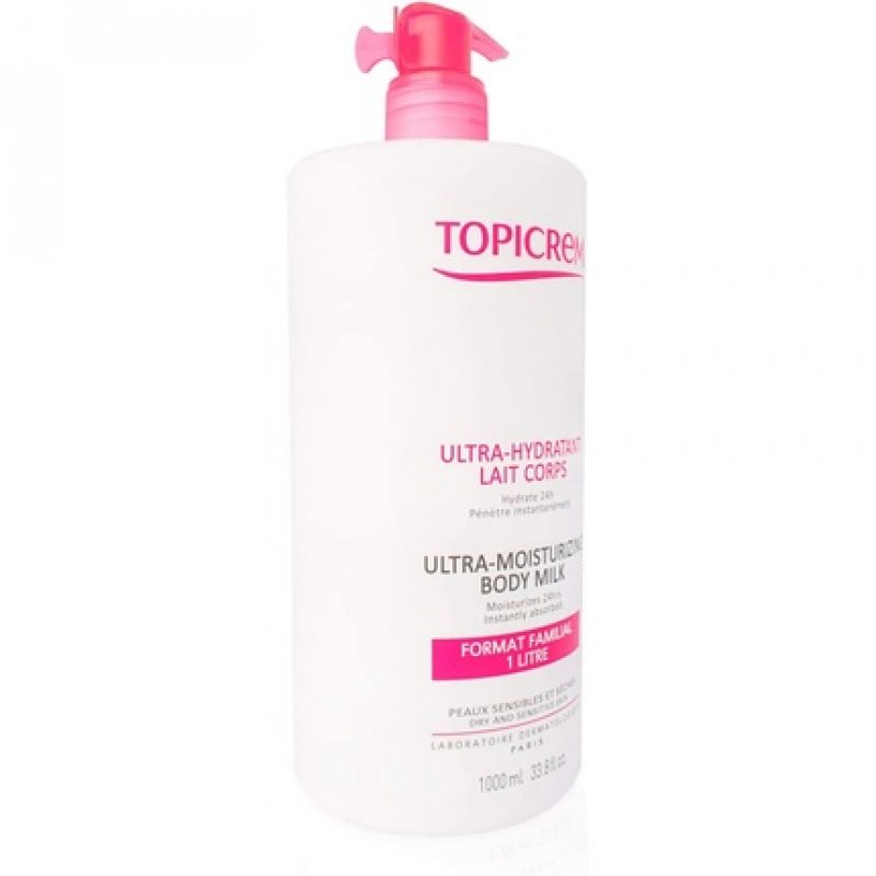 Topicrem Ultra-Hydrating Body Lotion Fragrance Free 1L