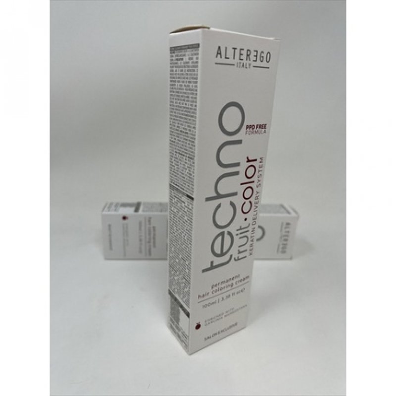 Alter Ego TECHNO FRUIT COLOR Permanent Hair Color Cream 3.38 fl. oz. Tube