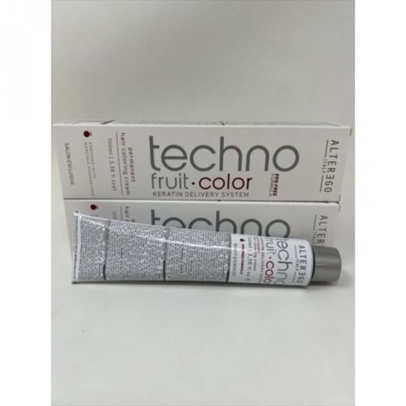 Alter Ego TECHNO FRUIT COLOR Permanent Hair Color Cream 3.38 fl. oz. Tube