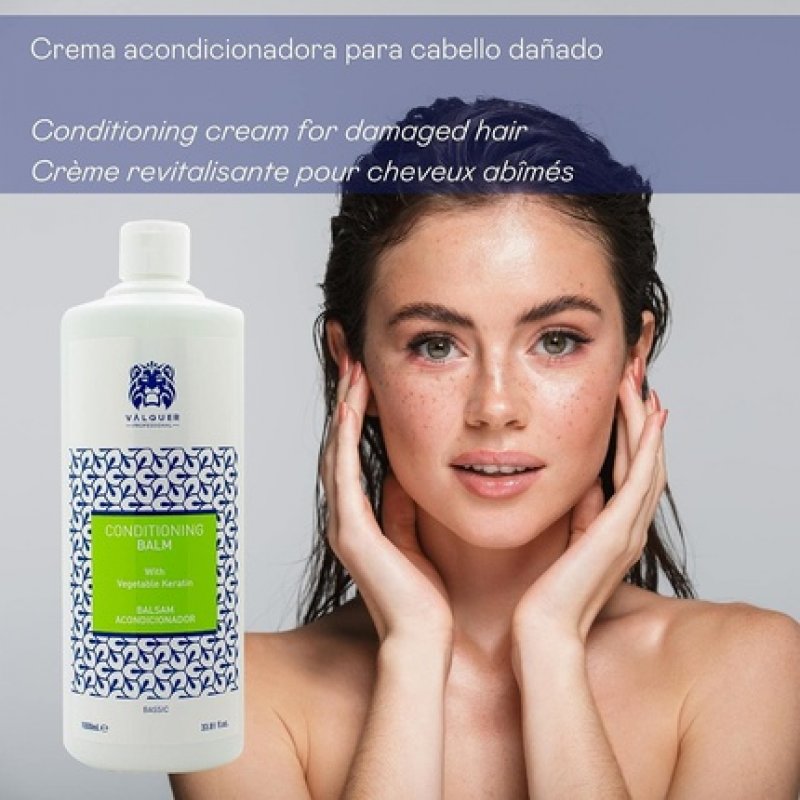 Valquer Professional Revitalizing Hair Conditioner with Natural Keratin 1000ml
