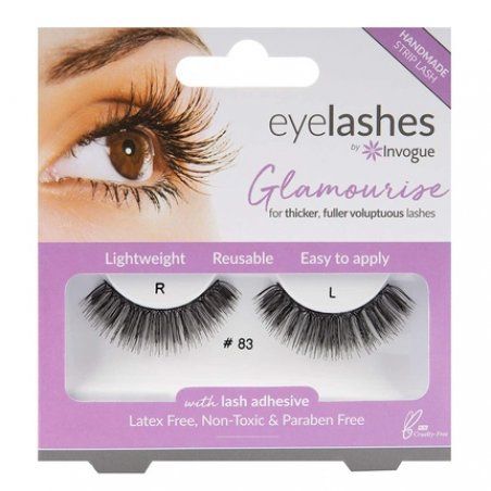 Invogue Glamourise False Eyelashes 83 18g