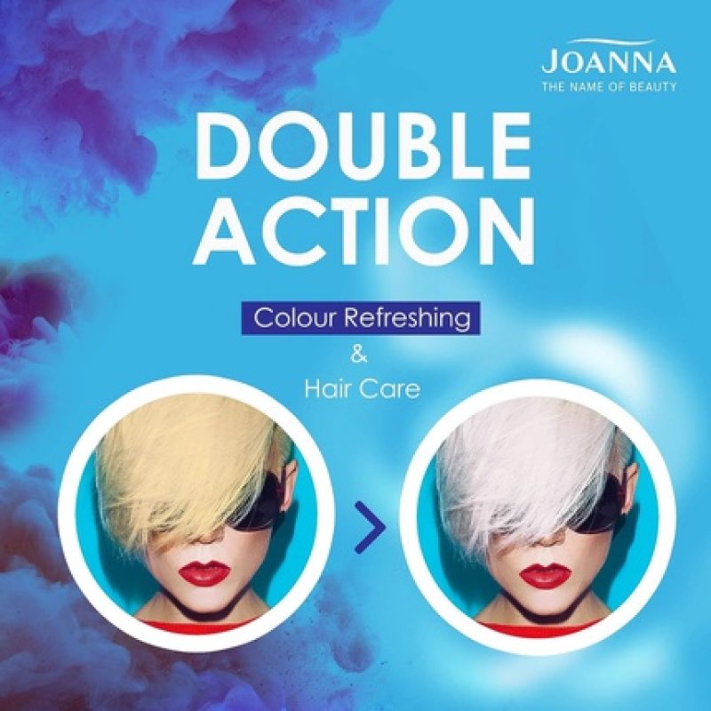 Joanna Ultra Color Shampoo for Silver and Platinum Shades Strengthening Revitalizing Hair Care 200ml
