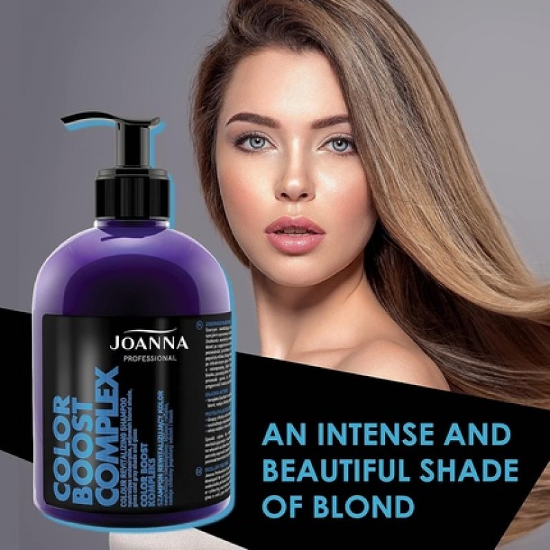 Joanna Professional Color Toning Hair Shampoo Best Grey for Hair Micro Proteins Enriched Formula Lasting Treatment