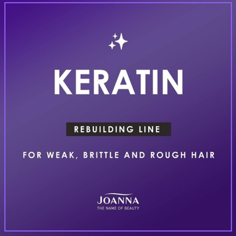 Joanna Professional Keratin Conditioner for Brittle Hair with Active Hair Growth Complex 1000g