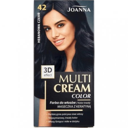 Joanna Multi Cream Color Ebony Black 42