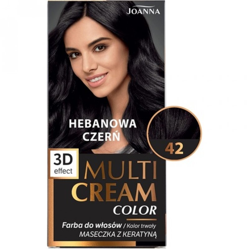Joanna Multi Cream Color Ebony Black 42