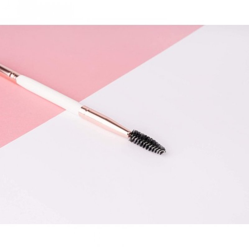 Brushworks Brow Duo Brush White/Gold 100g