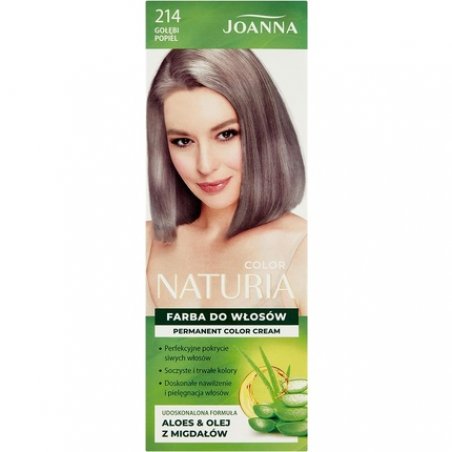 Joanna Professional Naturia Colour Hair Colour for Women Peach Extract and Milk Proteins Dove Ash