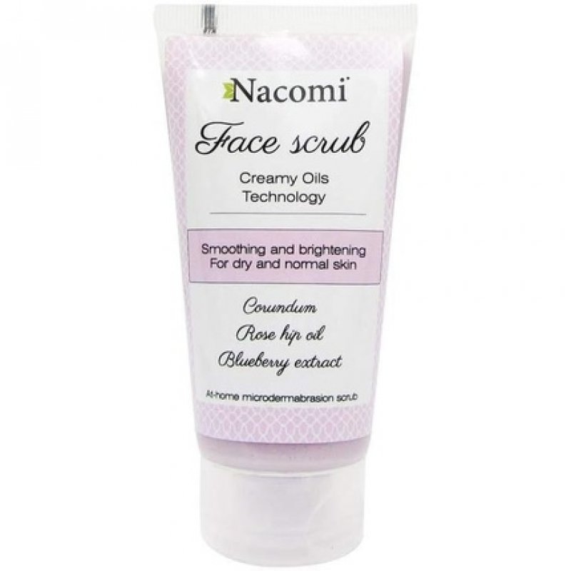 Nacomi Natural Smooth and Brightening Face Scrub 85ml