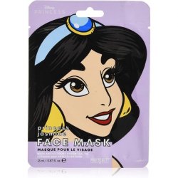 MAD Beauty Disney Jasmine Aladdin Face Mask Moisturizing and Soothing Sheet Mask for Beautiful Skin and Complexion 30g