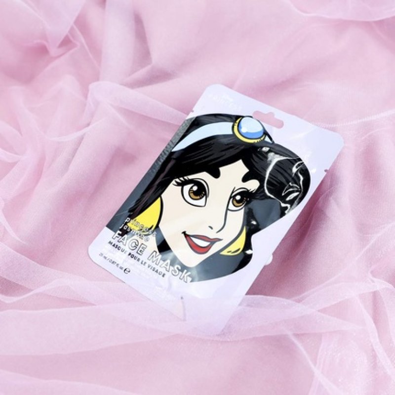 MAD Beauty Disney Jasmine Aladdin Face Mask Moisturizing and Soothing Sheet Mask for Beautiful Skin and Complexion 30g
