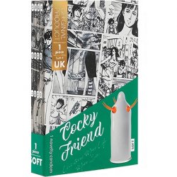 EGZO Cocky Friend CF-10 (Soft) Green Special Condom - Cocky Friend Variant