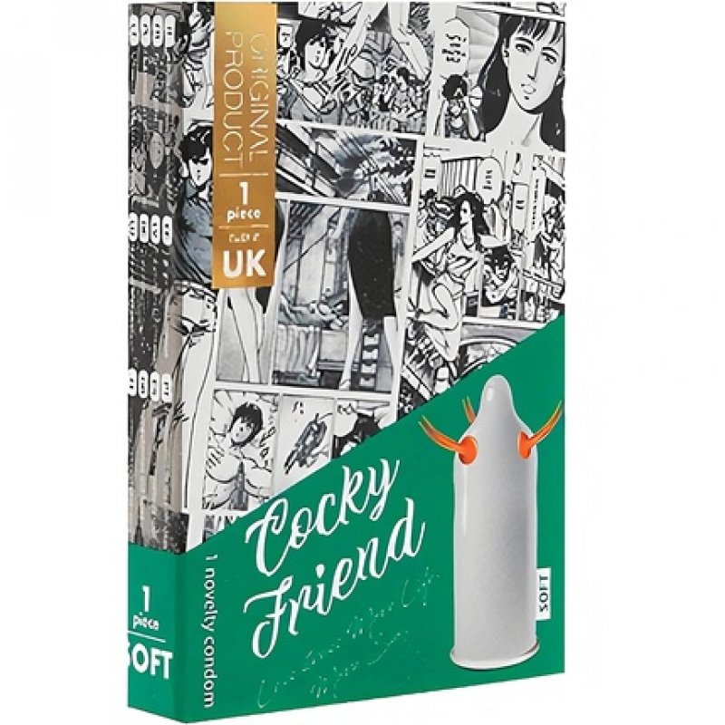 EGZO Cocky Friend CF-10 (Soft) Green Special Condom - Cocky Friend Variant