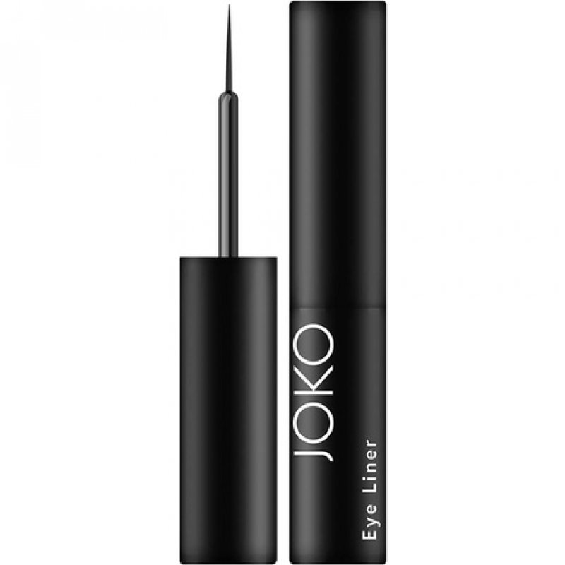 JOKO Liquid Eye Liner Black with Flexible Thin Brush Long Lasting