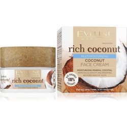 Eveline Cosmetics Rich Coconut Multi Hydrating Facial Cream 97% Natural Day & Night 50ml