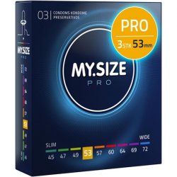 MY.SIZE PRO Condom Size 3 53mm 3 Pieces